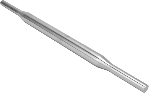 Vista 11 de Rodillo de acero inoxidable de grado profesional para cocina en casa, pizzería, panadería (11.7 in)