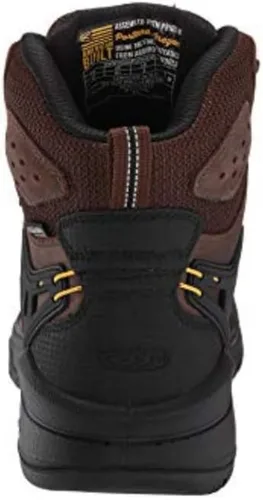 Vista 7 de KEEN Utility Botas de trabajo industriales impermeables Dover de 6 pulgadas con punta compuesta para hombre Negro (Dark Earth/Black)