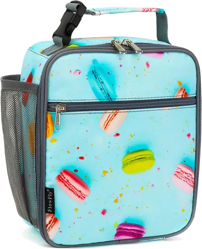 Vista 12 de FlowFly Lonchera para niños, bolsa suave aislada, mini hielera para el regreso a clases, kit de bolsa térmica para comidas, para niñas, niños