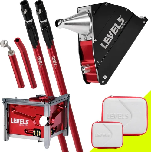 Vista 14 de Caja aplicadora de esquina de 8 pulgadas + acabador de esquina de 3 pulgadas + mango extensible de 43 a 72 pulgadas - LEVEL5 Grado profesional