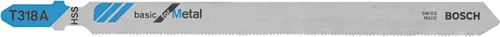 Vista 7 de Bosch T127D 5 pc. 4 pulg. 8 TPI Special para hojas de sierra caladora de aluminio con vástago en T