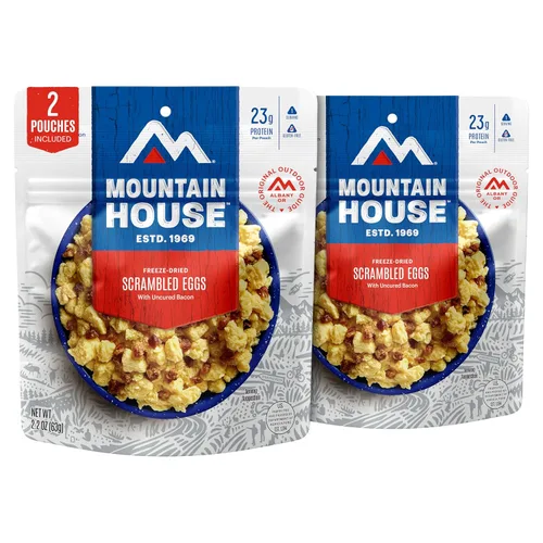 Vista 19 de Mountain House Arroz Frito con Pollo Comida Deshidratada para Mochileros y Camping Sin Gluten 2 Porciones