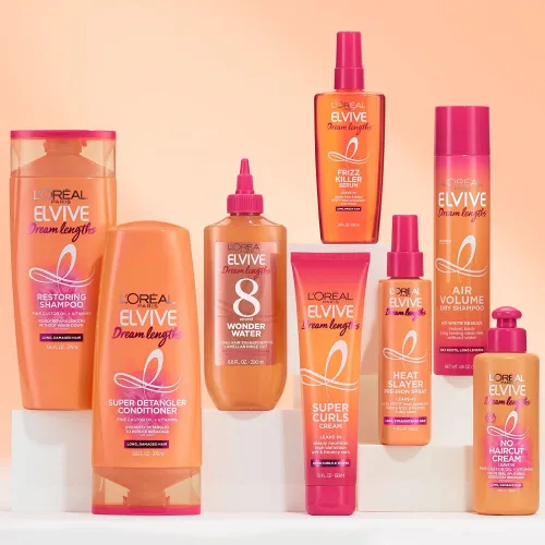 Vista 6 de L'Oreal Paris Elvive Dream Lengths - Acondicionador sin enjuague en crema sin corte de pelo, 6.8 onzas líquidas
