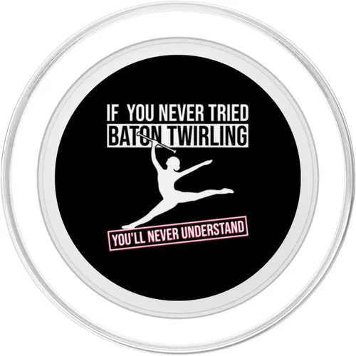 Vista 2 de Baton Twirler Design For Majorette Cheerleader PopSockets MagSafe PopGrip for iPhone