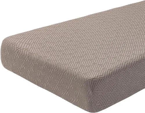 Vista 32 de SearchI Fundas de cojín elásticas impresas para sofá, fundas de cojín de repuesto para sofá, protector de muebles suave con parte inferior elástica