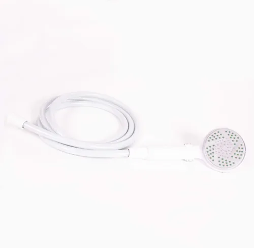 Vista 5 de Carex Cabezal de ducha de mano con manguera flexible extra larga de 84 pulgadas y práctica función de pausa. Cabezal de ducha de mano certificado