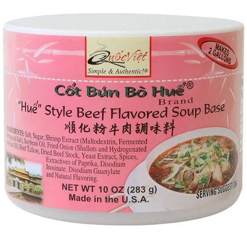 Quoc Viet Foods Base para sopa con sabor a carne estilo Cot Bun Bo Hue, 10 oz.
