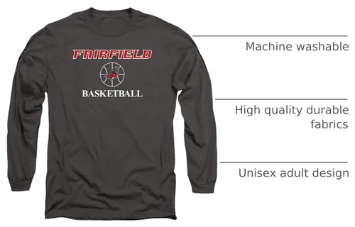 Vista 2 de Fairfield University - Camiseta oficial de baloncesto unisex para adulto