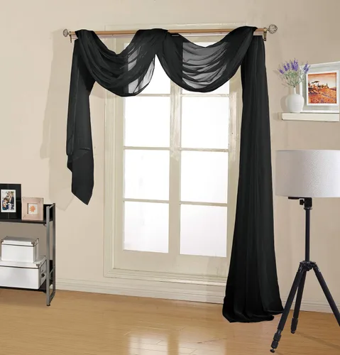 Vista 5 de Decotex - Bufanda de gasa transparente de calidad premium para diseños de hogar y eventos