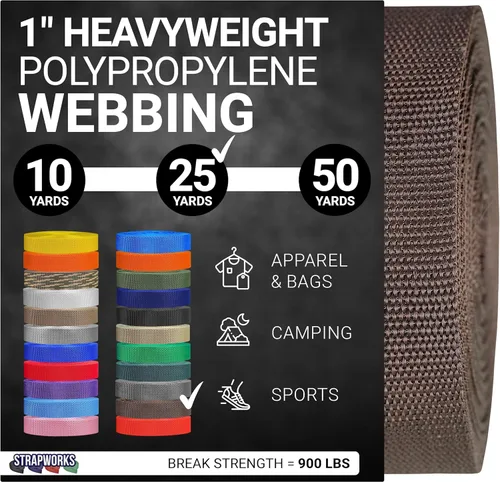 Vista 43 de Strapworks - Correa de polipropileno resistente para el aire libre, reparación DIY