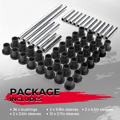 Vista 2 de KEMIMOTO Kit de Bujes de Brazo de Control de Servicio Pesado Compatible con 2013+ Polaris Ranger XP 900/Crew 2017-2018 Polaris Ranger 1000 XP Crew