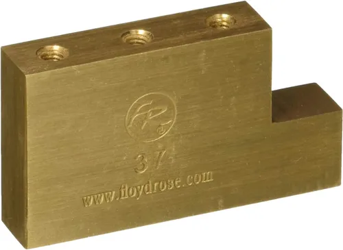 Vista 5 de Floyd Rose FROFTBL32 Fat Brass L Block Puente para Guitarra Eléctrica, 1.260 in