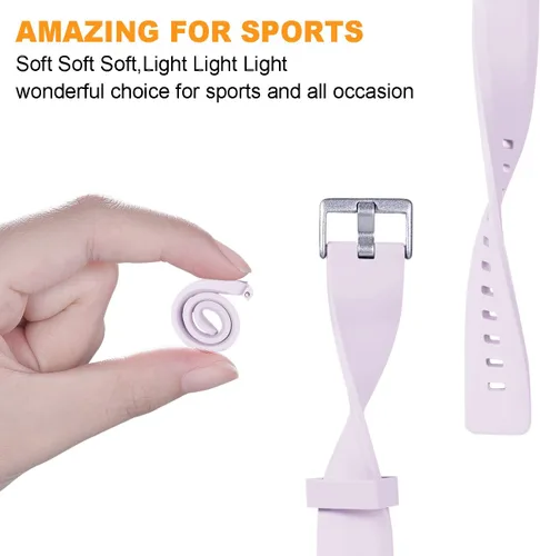 Vista 4 de Wepro Bandas compatibles con Fitbit Inspire 2 bandas para mujer, bandas deportivas compatibles con Fitbit Inspire, accesorios de correa de repuesto