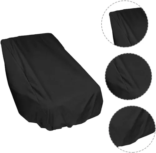 Vista 5 de Toddmomy Funda de asiento de capitán, fundas de asiento de barco, funda de silla plegable, fundas resistentes, cubierta de asiento de yate, funda