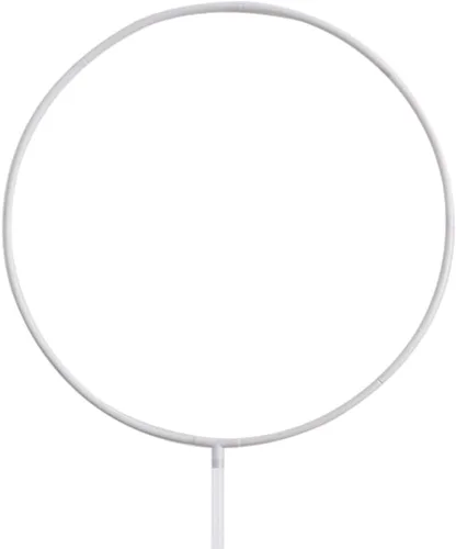 Vista 7 de Vctitil Kit de soporte de marco de arco de globo circular de 64 pulgadas de altura, soporte de arco de globo redondo para boda, cumpleaños, baby