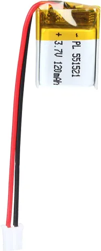 Vista 39 de 302530 Batería Lipo 3.7V 150mAh 302530 Paquete de Batería Recargable de Polímero de Litio con Conector JST PH2.0mm para Dispositivo Electrónico