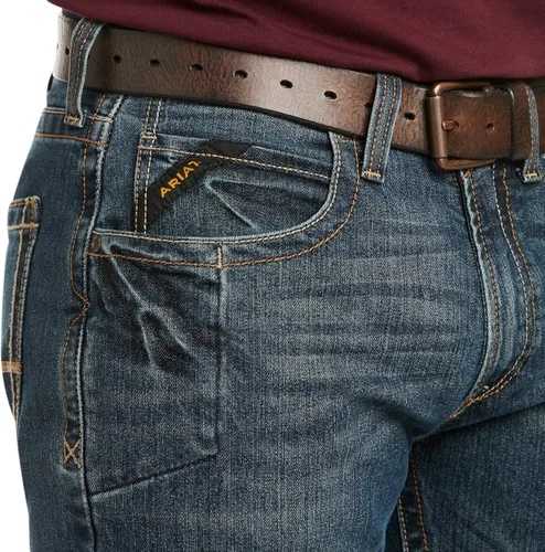Vista 3 de ARIAT Rebar M4 Slim Fit Durastretch Straight Leg Jean - Vaqueros de trabajo para hombre