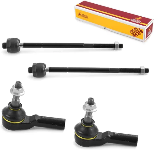 Vista 37 de Metrix Premium Chassis Parts - Kit de 4 piezas de extremos de barra de acoplamiento frontal exterior e interior compatible con Nissan Pathfinder