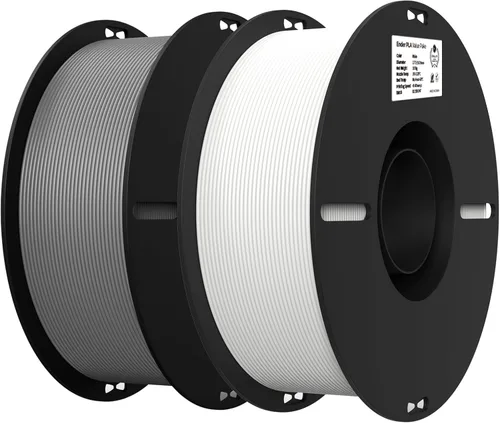 Vista 17 de Creality Filamento para impresora 3D de 1.75 mm, filamento Ender PLA+ de resistencia y durabilidad, sin enredos, embalaje al vacío, filamento