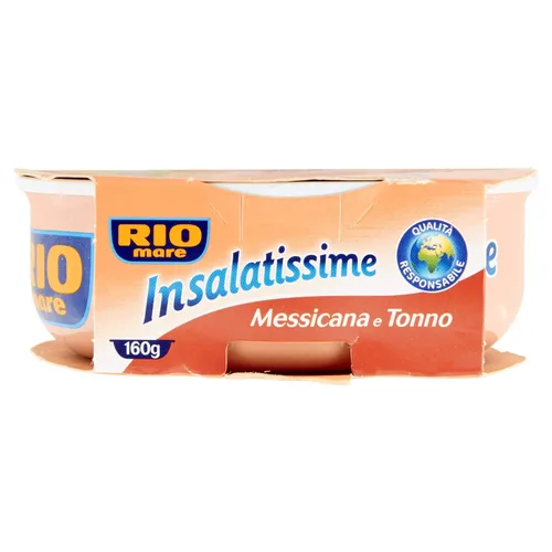 Vista 3 de Rio Mare Insalatissime Ensalada mexicana de atún lista para comer, 3 latas, 5.64 onzas cada una