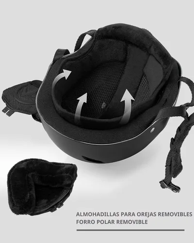 Vista 4 de OutdoorMaster Kelvin - Casco de esquí y snowboard para hombres, mujeres y jóvenes