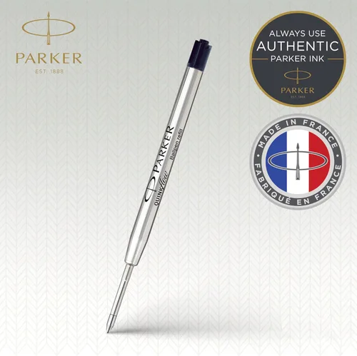 Vista 2 de Parker Quinkflow - Recambio de tinta para bolígrafo, punta media, color negro