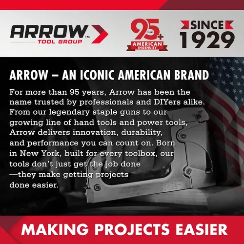 Vista 2 de Arrow RT187M - Kit de remachadora manual profesional con remaches de 3/32 pulgadas, 1/8 pulgadas, 5/32 pulgadas, 3/16 pulgadas, 100 piezas