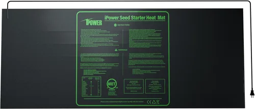 Vista 19 de iPower - Alfombrilla térmica para semilleros duradera, almohadilla de calefacción hidropónica cálida de 3" x 20", impermeable para inicio