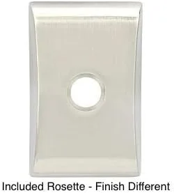 Vista 3 de Emtek Modern Brass Double Hook with Matching Finish Rosette - Choice of 6 Finishes - 280911US4 - Neos (11) - Satin Brass (US4)