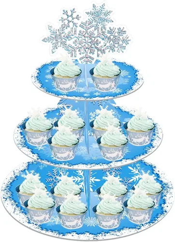 Vista 7 de Soporte para Cupcakes de Videojuegos de 12 Pulgadas, Bandeja de Cartón para Cupcakes para Boda, Cumpleaños, Baby Shower, Suministros para Fiesta