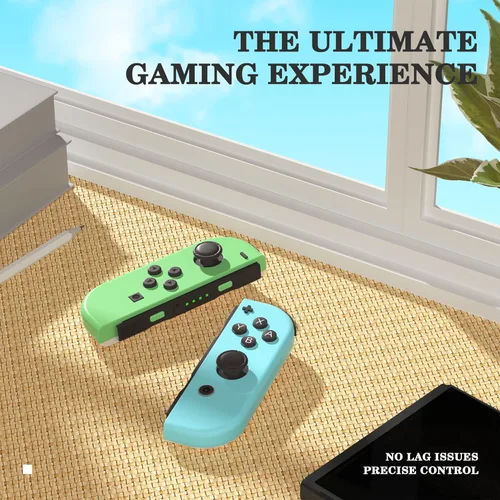 Vista 7 de SINGLAND Joy Cons for Switch Controllers, Wireless Joycon Replacement Compatible for Switch Joycons, Left and Right Switch Controller Joycon Support