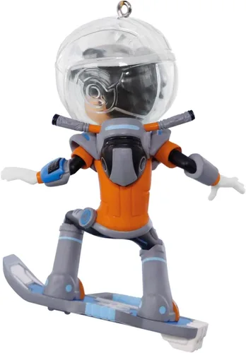 Vista 5 de Tarjeta de recuerdo 2017 Hallmark – Disney Cars 3 Rayo McQueen sonido Navidad Ornamento