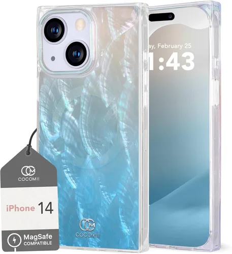 Vista 81 de Cocomii - Funda rectangular compatible con iPhone 14 Pro - Compatible con MagSafe, patrón de carey, estampado animal, brillante, magnética