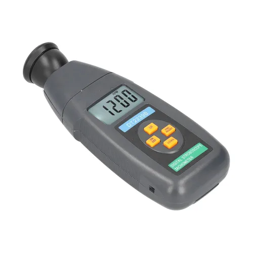 Vista 9 de DT2239B Tacómetro digital LED sin contacto Medidor de RPM de alta precisión para herramienta de medición de velocidad de motor industrial
