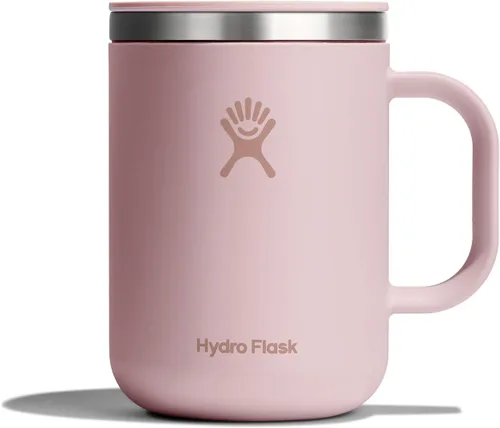 Vista 24 de Hydro Flask Taza de café – Acero inoxidable aislado, antiderrames, resistente a fugas, taza de viaje de 12 onzas, verde aloe