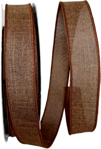 Vista 41 de Cinta Reliant Ribbon 92573W-031-09K para borde con alambre Everyday Linen Value, 1-1/2 pulgadas x 50 yardas, color negro