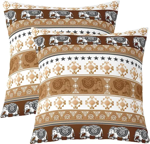 Vista 28 de Guitar Print Double Sides Print Pillow Covers 16"x16",Music Themed Bass Instruments Pillowcase Soft Square Cushion Cases,Rustic Music Score Note