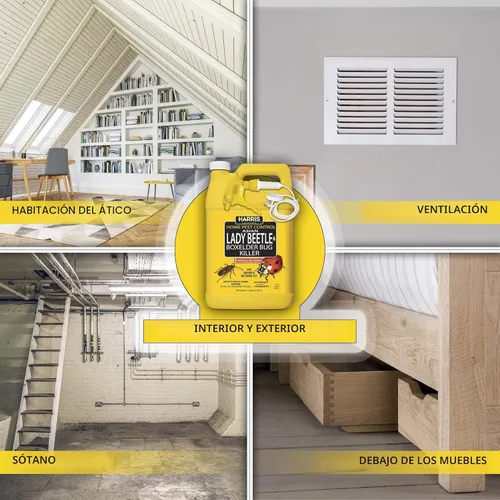 Vista 6 de Harris pesticida para escarabajo asiático & insectos, galón para rociar.
