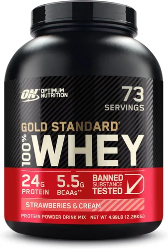 Vista 58 de Optimum Nutrition Gold Standard 100% proteína de suero en polvo, chocolate doble rico, 1.98 libras (el embalaje puede variar)