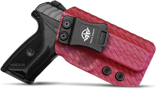 Vista 9 de Funda Ruger Security 9 IWB Kydex personalizada: estuche para pistola Ruger Security 9 - Portador de cintura