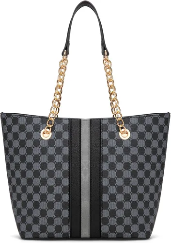 Vista 7 de Montana West Bolsa Tote para Mujeres Bolsos de Mano con Asa Superior de Cadena