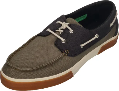 Vista 12 de Timberland Zapato náutico Union Wharf 2.0 Ek+ de 2 ojales para hombre Lienzo Blanco