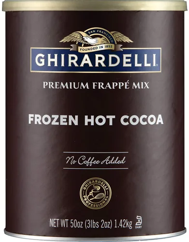 Ghirardelli Chocolate Caliente Congelado en Lata, 3.12 Libras (Paquete de 1)