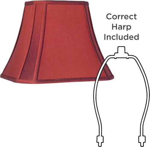 Vista 5 de Springcrest - Pantalla para lámpara de esquina, color rojo carmesí