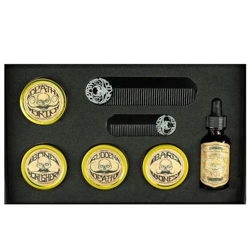 Vista 8 de Cera para Bigote de Sujeción Extra Fuerte Lata de Cera para Bigote y Barba Bone Crusher de 1 oz Cuidado Personal para Hombres Perfecta