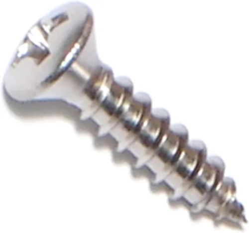 Hard-to-Find Fastener 014973197582 Phillips Tornillos ovalados para chapa metálica, 6 x 5/8, pieza-100