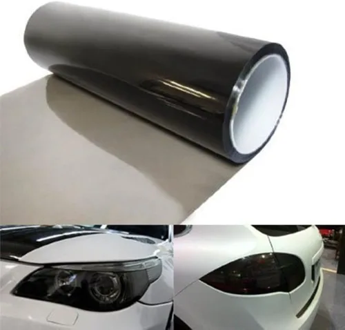 Vista 5 de Película de vinilo autoadhesivo de 12 x 48 pulgadas para proteger los faros delanteros y traseros y las luces antiniebla, de DIYAH, Dorado
