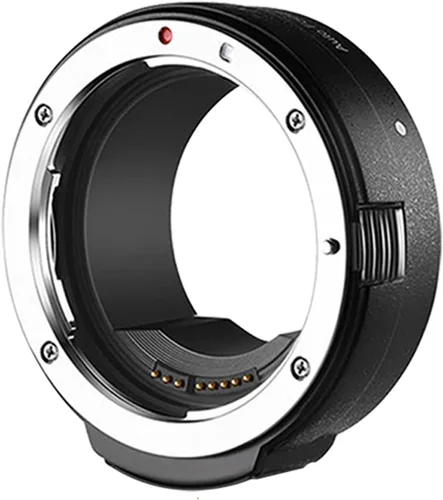 Vista 2 de Lens Mount Adapter EF-EOS R Auto-Focus Lens Converter Control Ring for EFEF-S Lens to Canon EOS R RP R3 R5 R50 R6 R7 R8 R10 Cameras