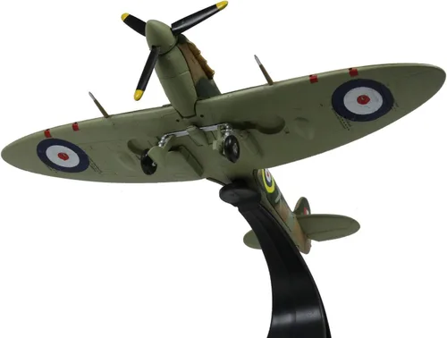 Vista 3 de HANGHANG 1/72 Scale United Kindom Spitfire Fighter Attack Plane Metal Fighter Military Model Fairchild Republic Diecast Plane Model for Commemorate