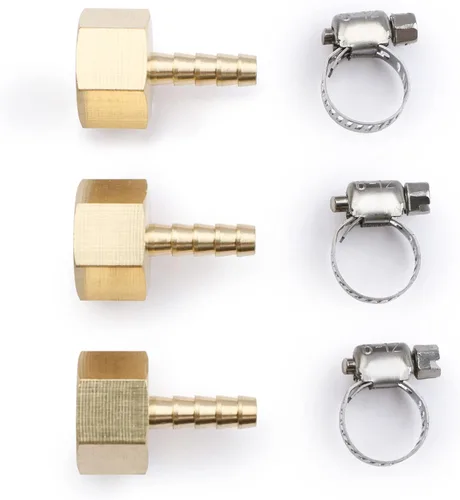 Vista 7 de U.S. Solid Accesorio de Manguera de Latón, Adaptador, Accesorios de Tubería Macho de Púa de 1/2" x 1/2" NPT